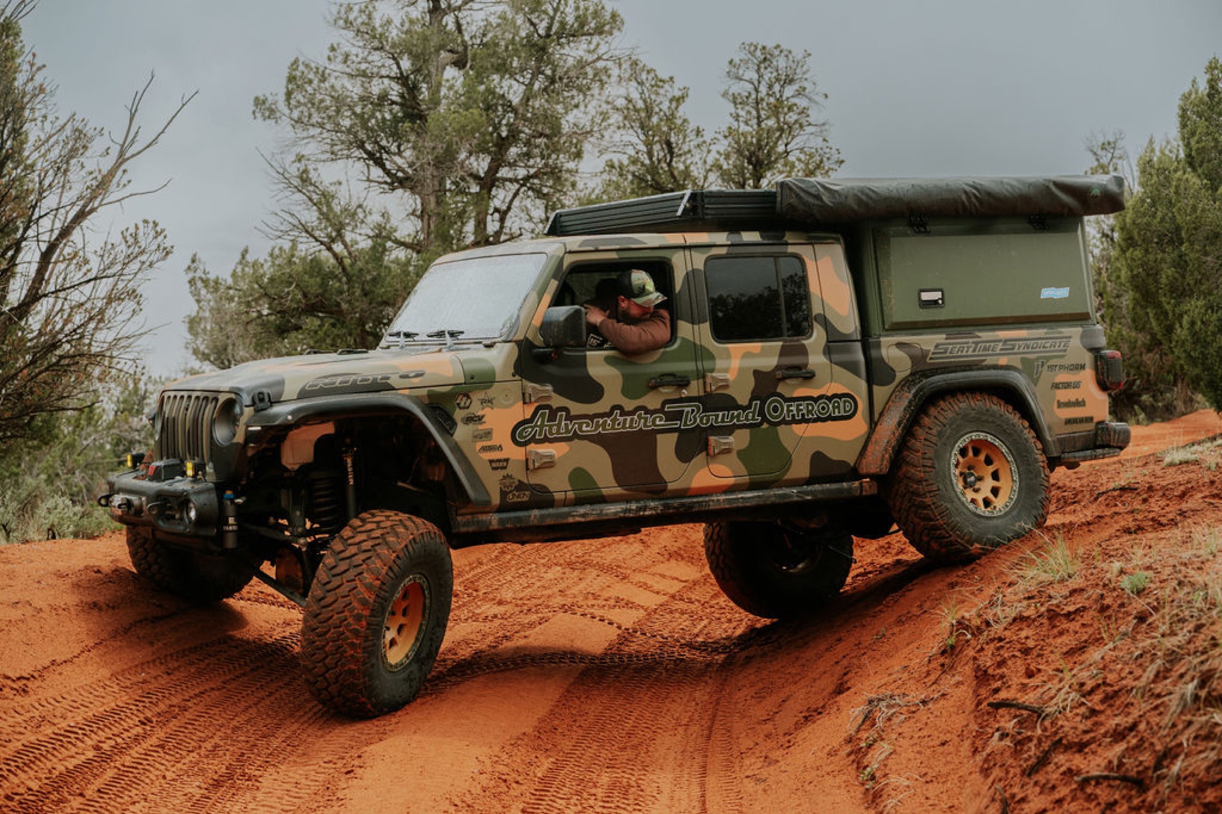 Gladiator on a Southern Utah trail
